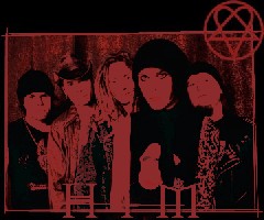 Die finnische Rock-Band HIM.