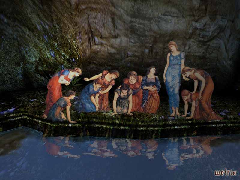 The Mirror of Venus (1877) - Edward Burne-Jones